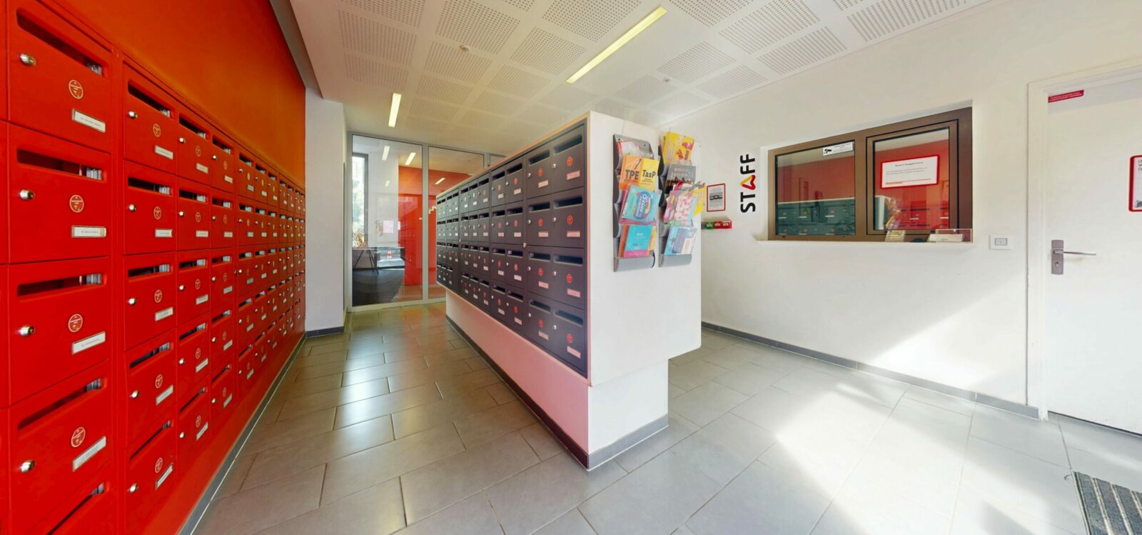 hall d'entrée résidence étudiante George Sand à Saint-Denis- ARPEJ