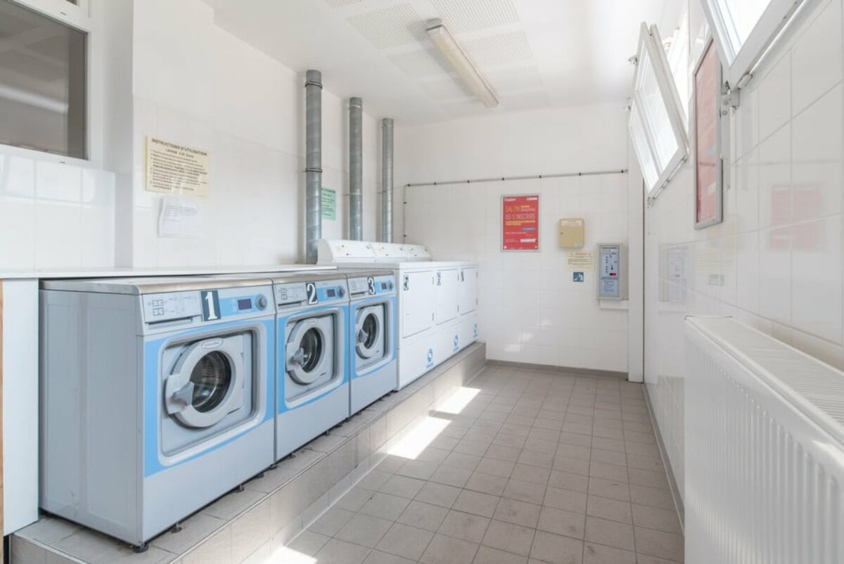 Laverie résidence étudiante Carmen Caron à Aubervilliers - Arpej