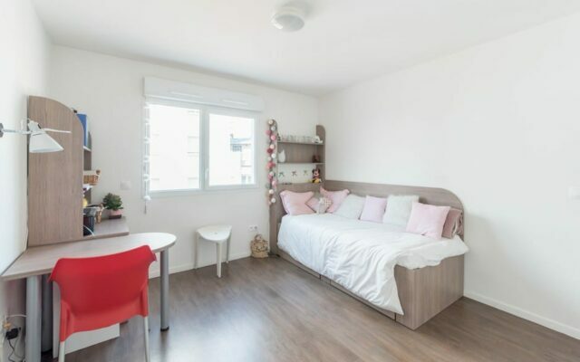 chambre résidence étudiante Carmen Caron à Aubervilliers - Arpej