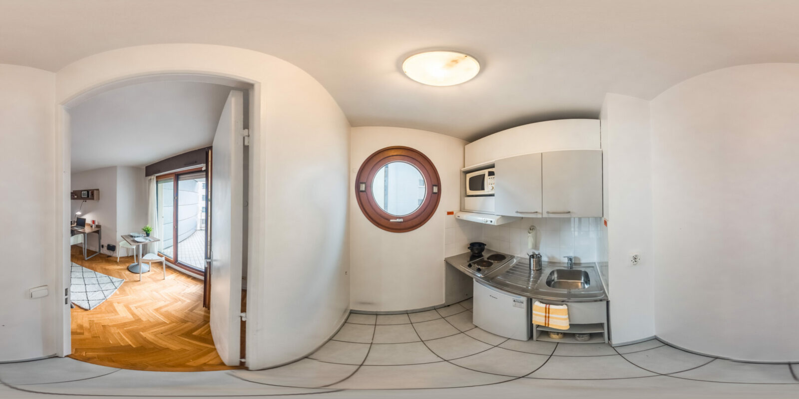 Kitchenette résidence étudiante Jacques Henri Lartigue à Courbevoie - ARPEJ