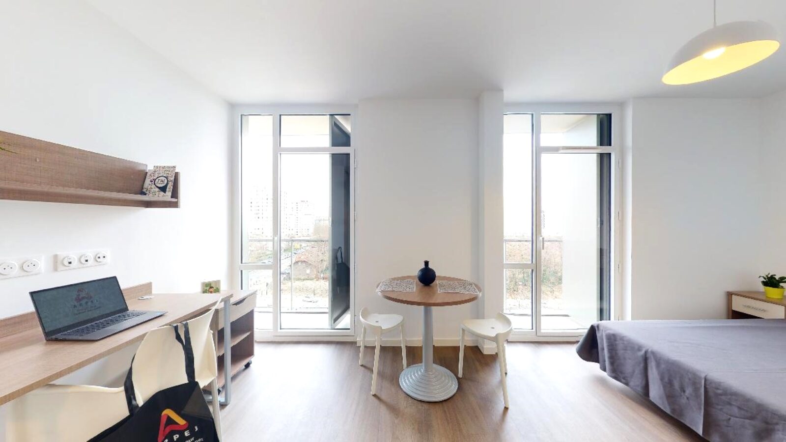 Chambre résidence étudiante Saint-Denis - Pierre Vidal-Naquet - ARPEJ