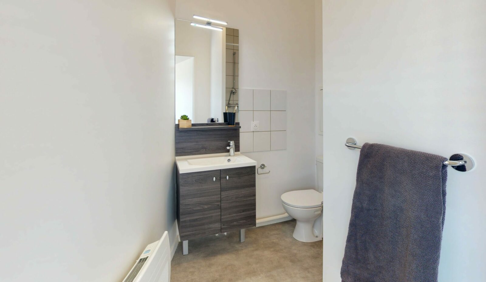 salle de bain résidence étudiante Eole à Paris 19ème - ARPEJ