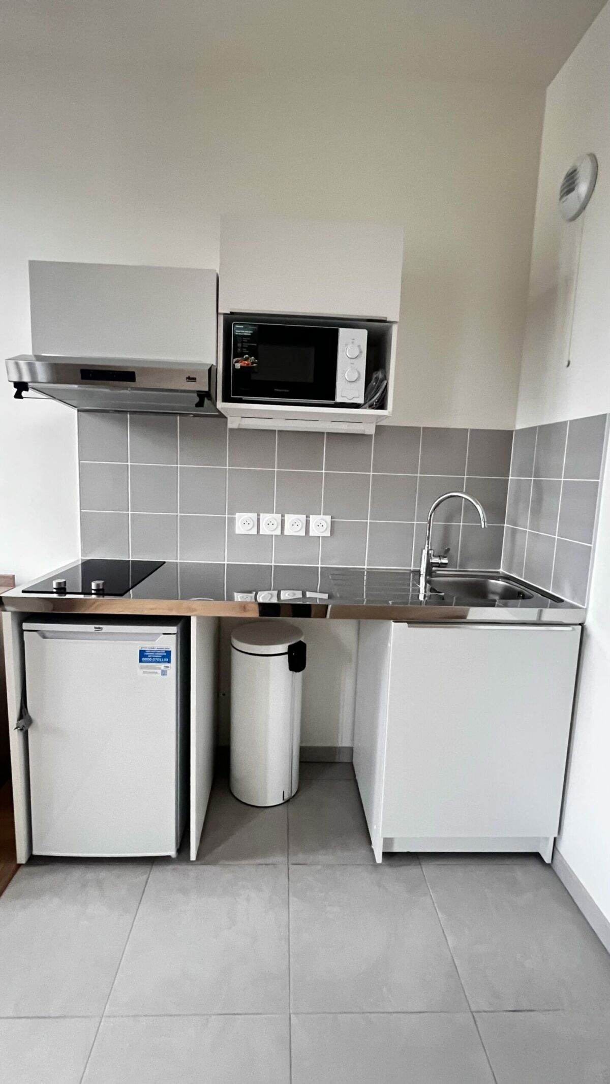kitchenette résidence étudiante Scipion à Paris - Arpej
