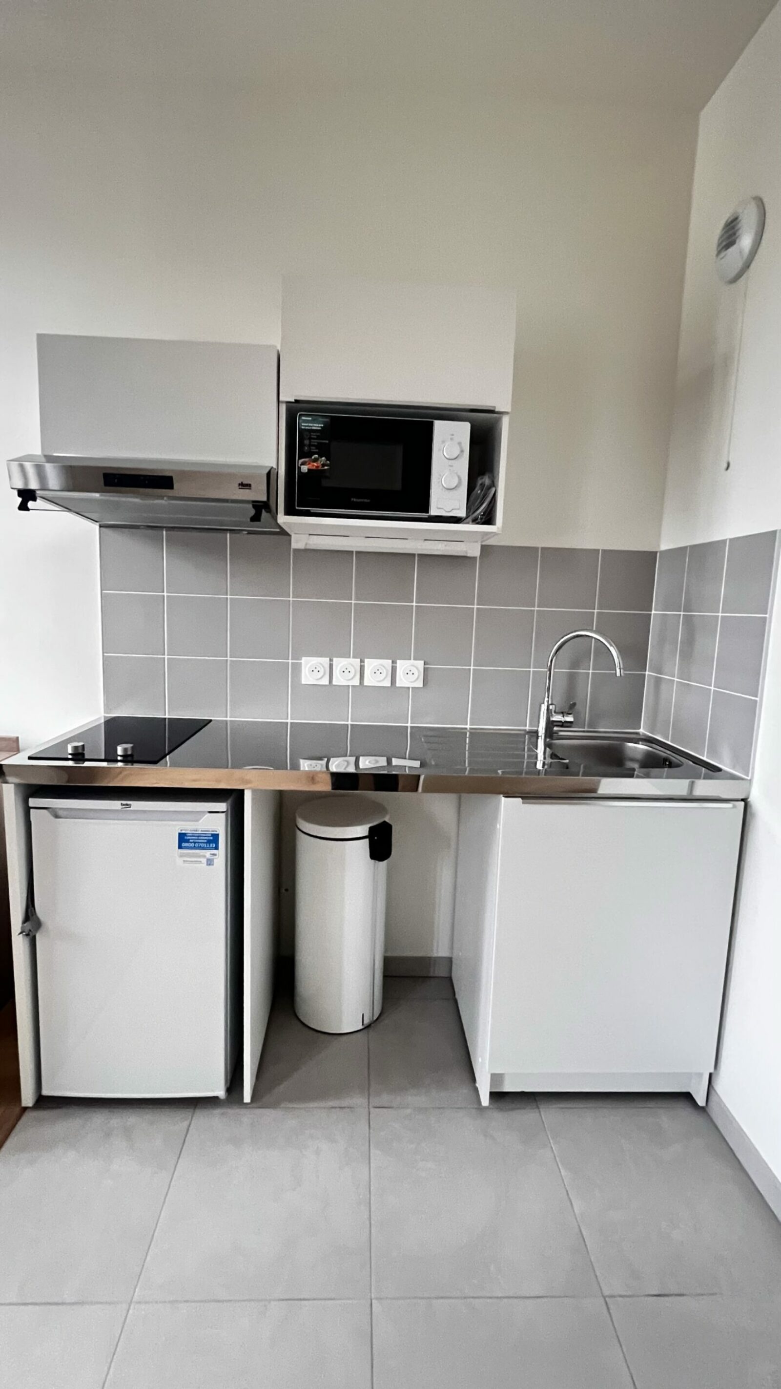 kitchenette résidence étudiante Scipion à Paris - Arpej