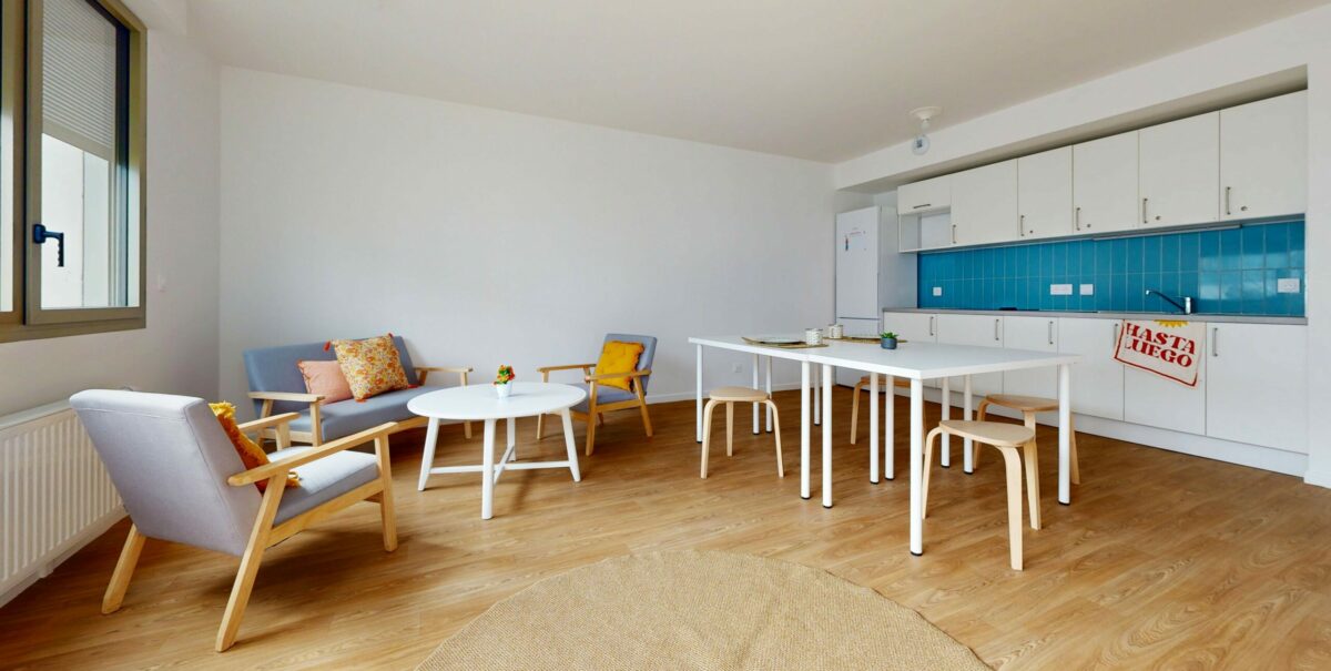 cuisine colocation résidence étudiante Claudie Haigneré à Palaiseau - Arpej