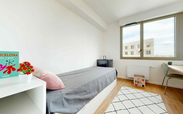 chambre colocation résidence étudiante Claudie Haigneré à Palaiseau - Arpej