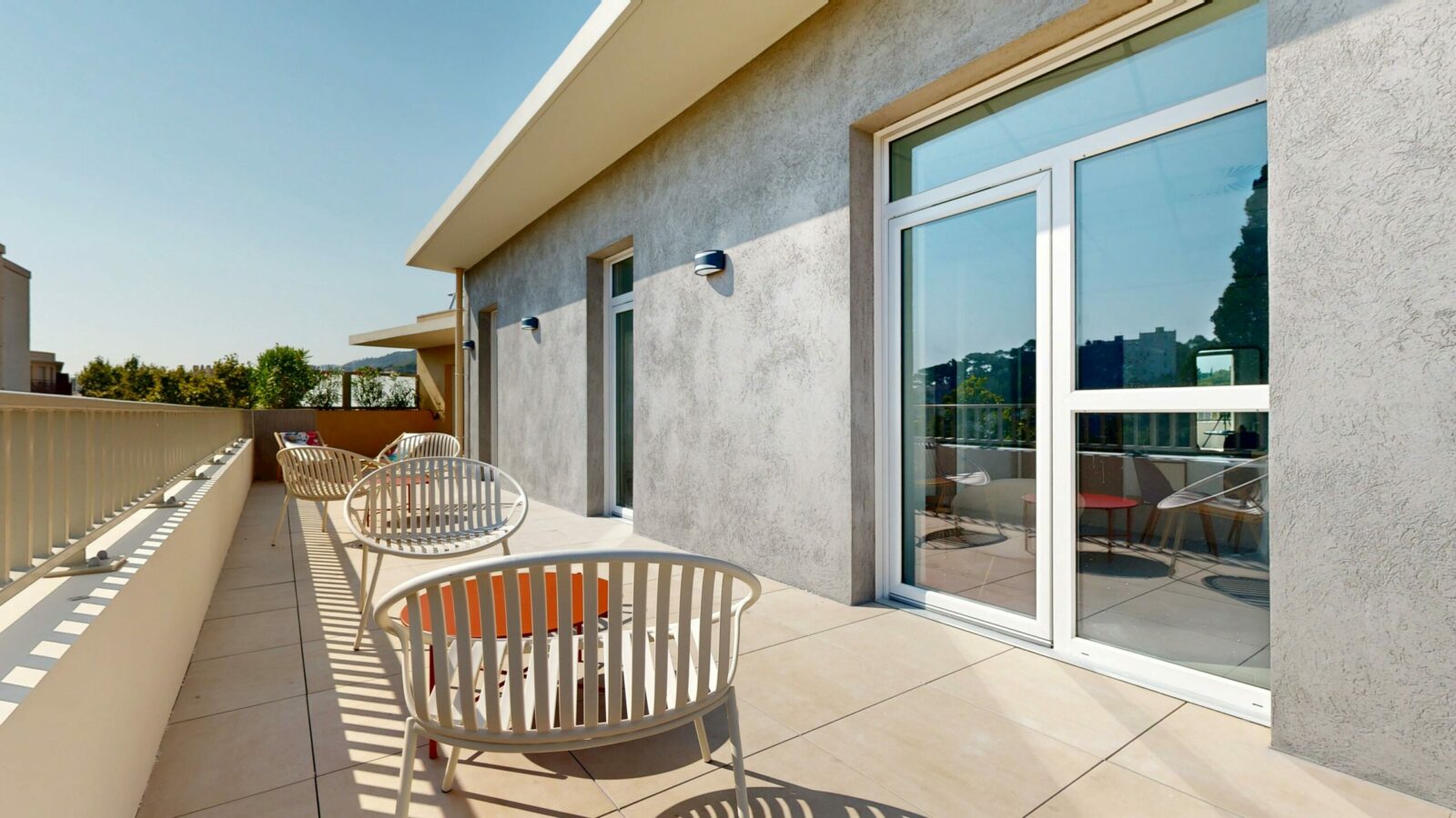 Terrasse - Résidence Campus Gasquet Toulon Arpej