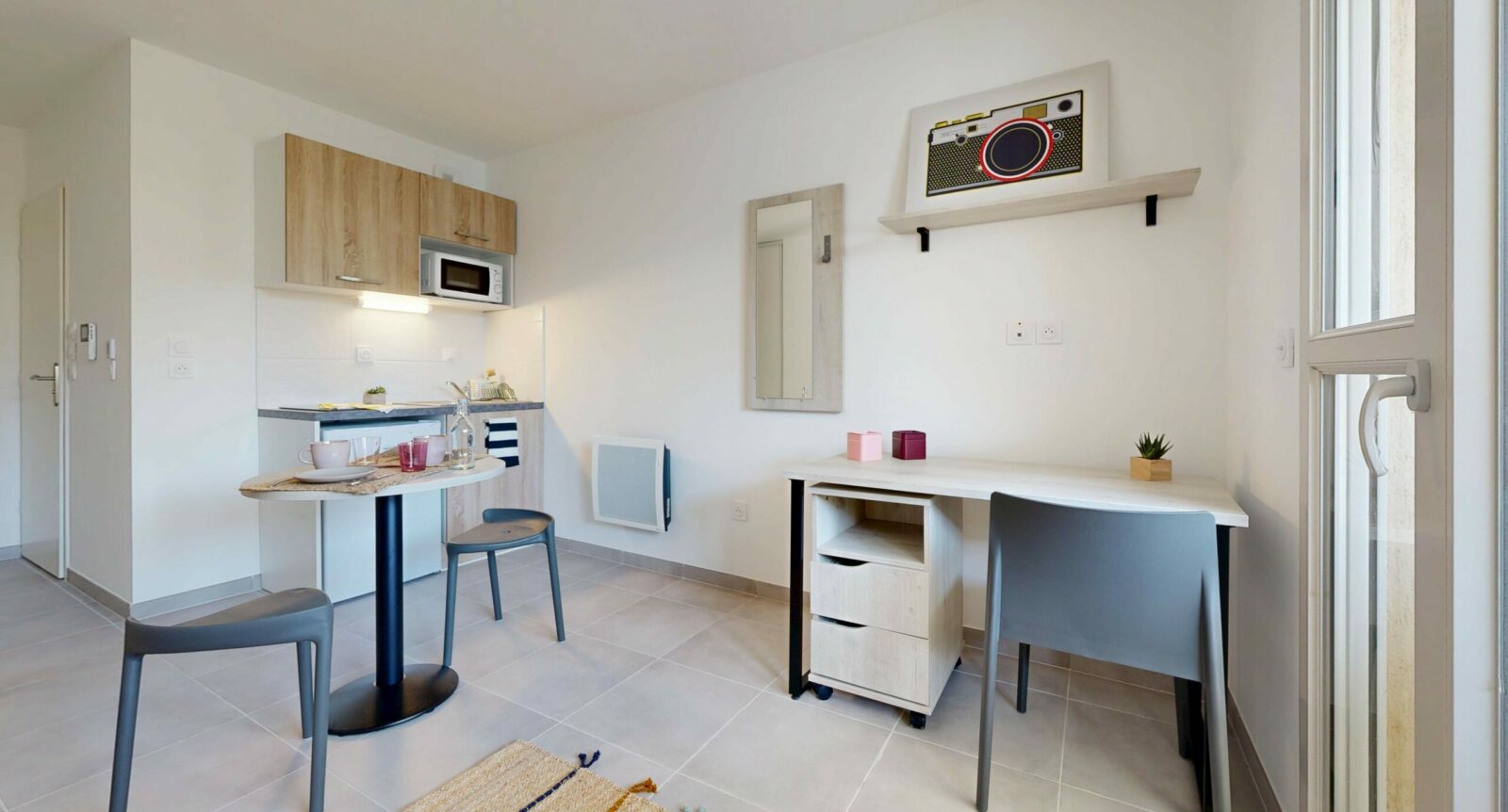 Kitchenette Résidence Campus Gasquet Toulon Arpej