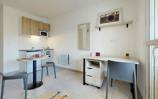 Kitchenette Résidence Campus Gasquet Toulon Arpej